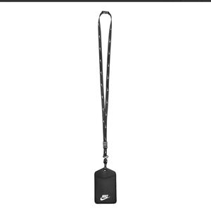 Black Nike lanyard Id badge